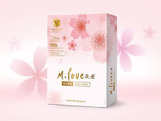 益生菌包装设计（微商渠道，女性化化妆品风格）