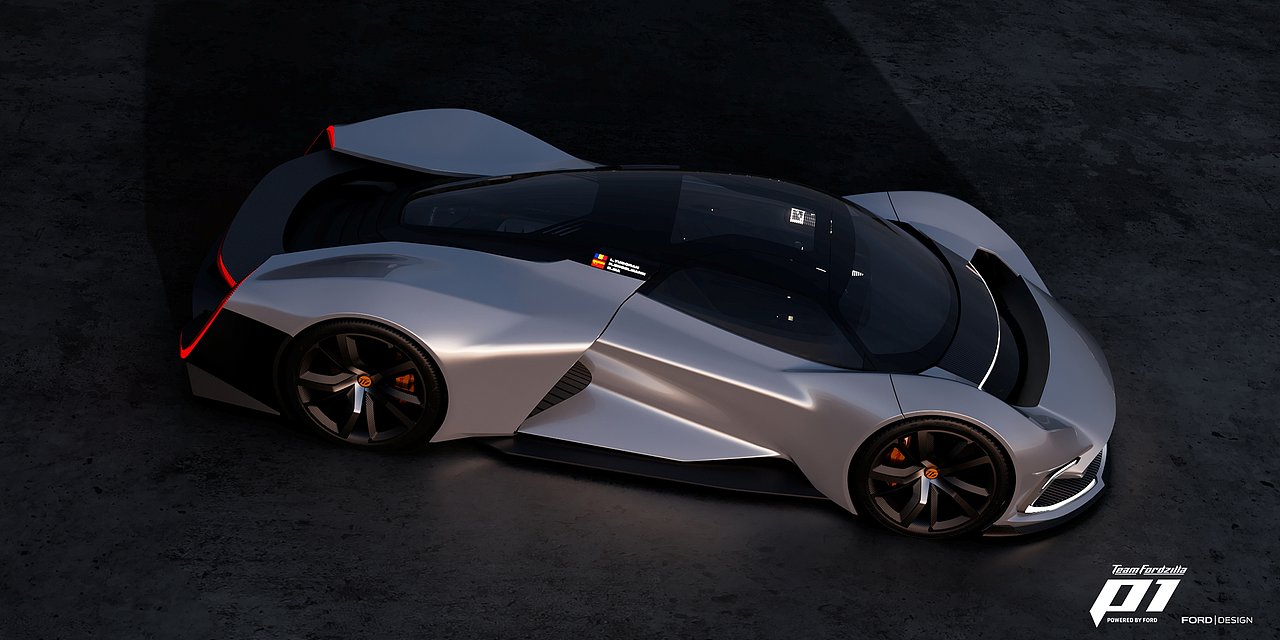 >Fordzilla P1< 福特欧洲网络虚拟游戏赛车设计(2020)（图ZMjM2NjcwMTc2） - 机械/交通 - 站酷设计师benn原创素材 - 站酷ZCOOL