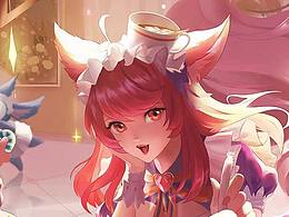 臨摹-妲己-女仆咖啡