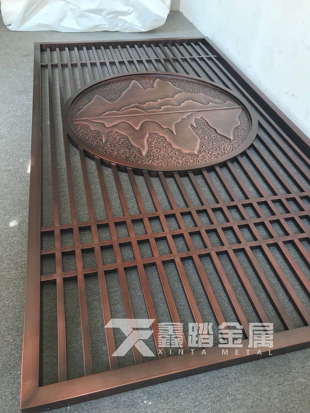 来图定制不锈钢管焊接造型屏风 会所中式不锈钢花格（图ZMjMxMzU5NDE2） - 其他手工艺 - 站酷设计师xt188869原创素材 - 站酷ZCOOL