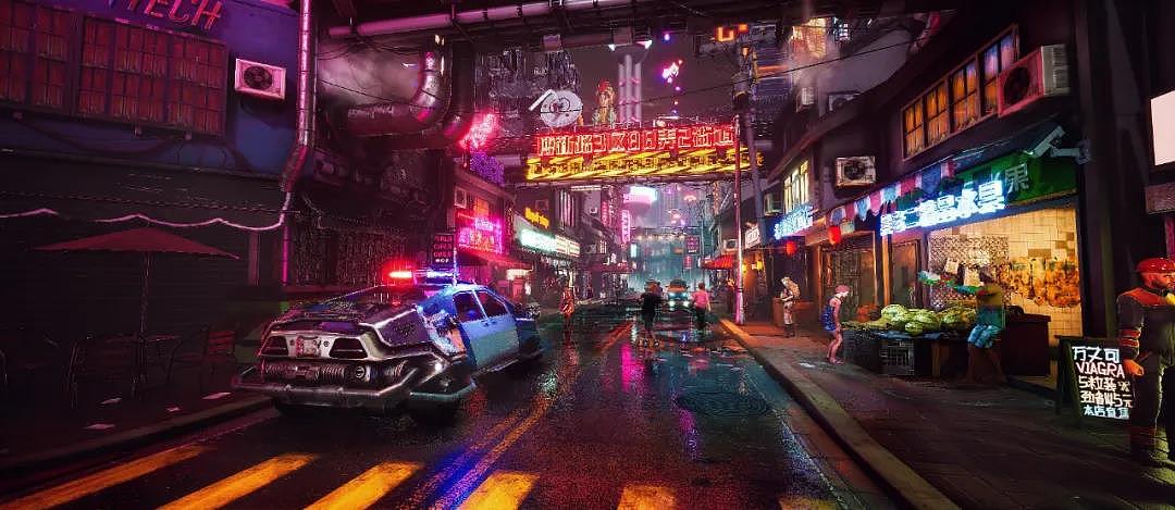 麻吉设计|赛博朋克——便利店效果图（图ZMjQ2MzAyOTQ0） - 家装设计 - 站酷设计师麻吉空间设计原创素材 - 站酷ZCOOL