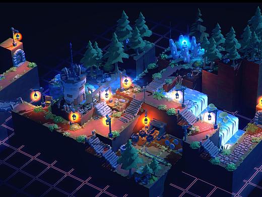 unity3D卡通场景