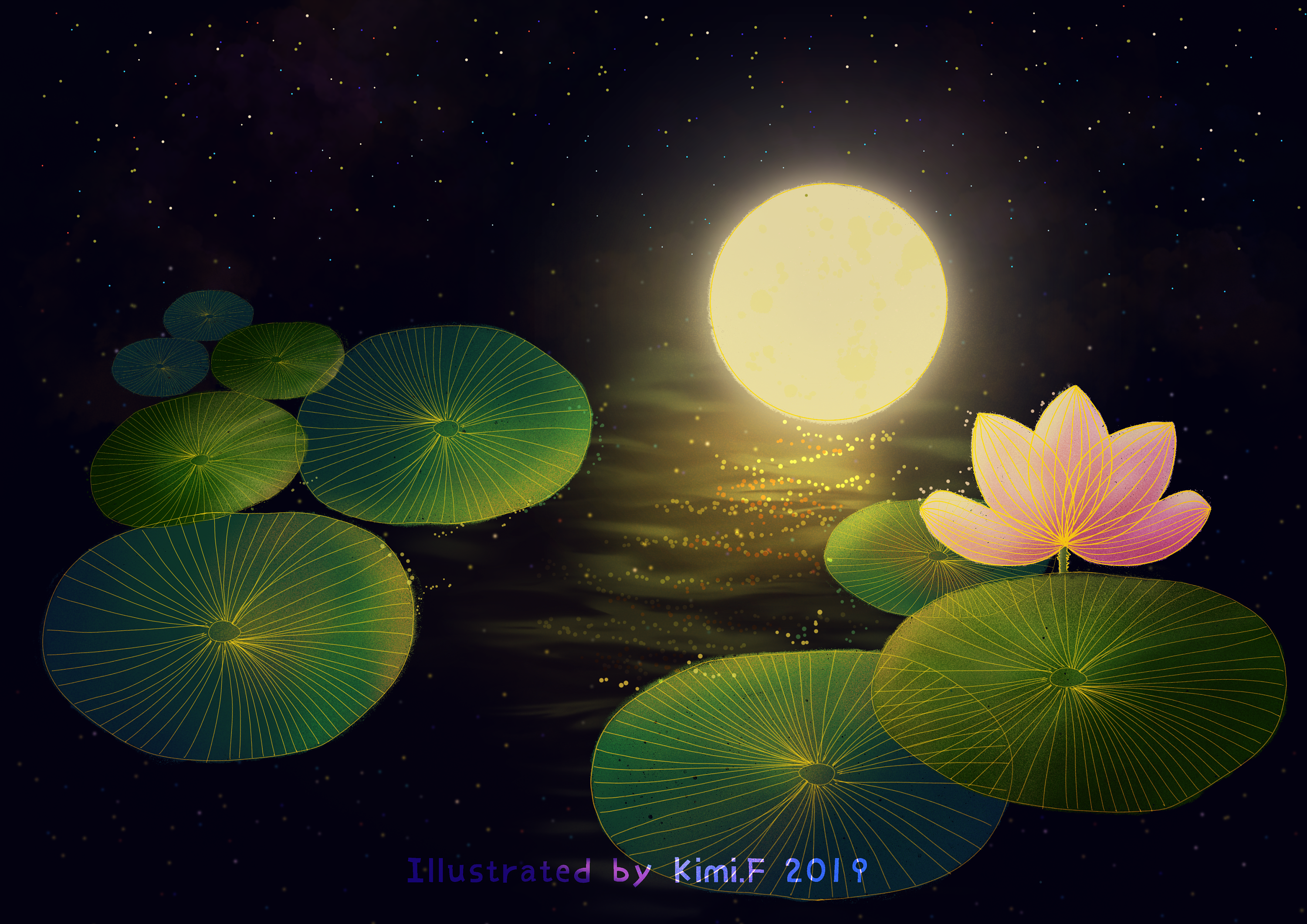 荷塘-procreare小插画练习