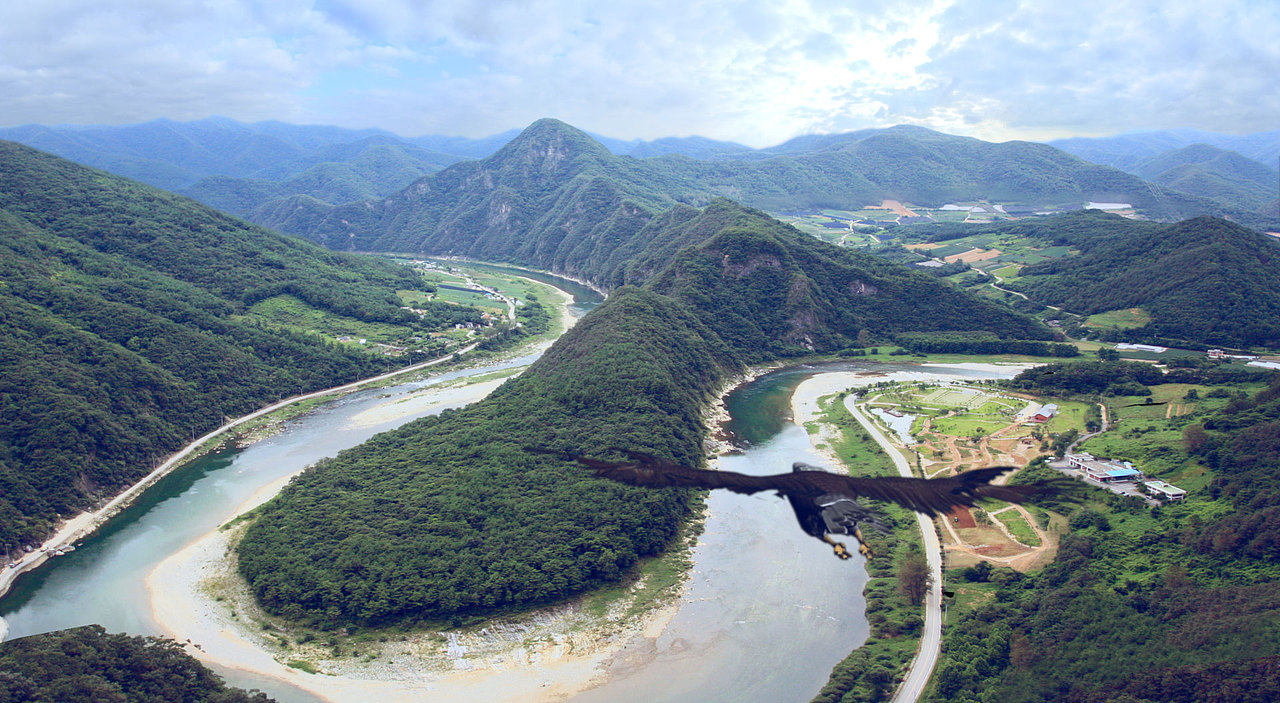 【matte painting】鹰🦅山片段,镜头分解
