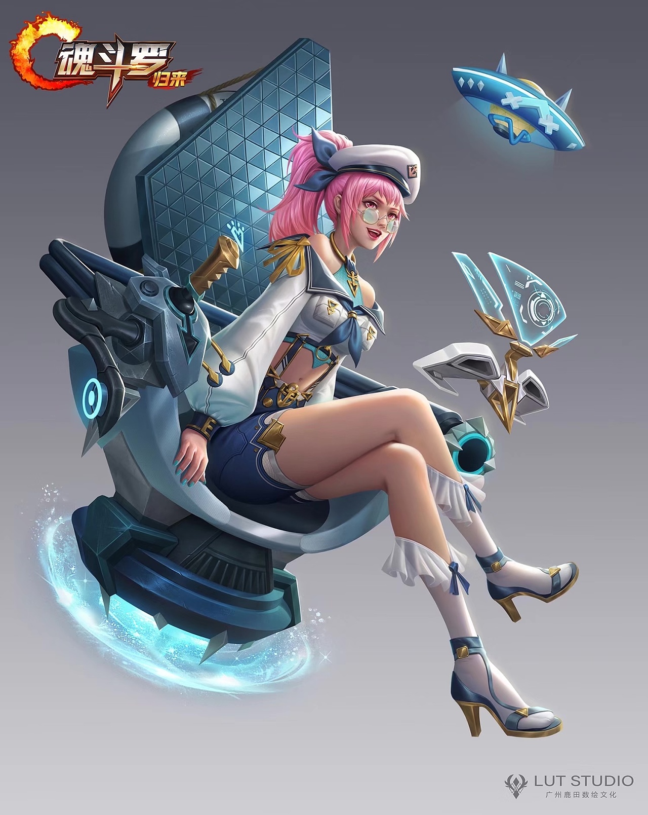 《魂斗罗归来》立绘多图|插画|游戏原画|鹿田 - 原创作品 - 站酷