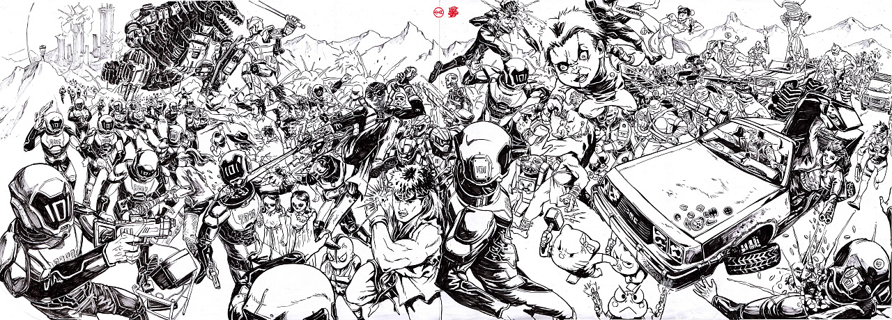 #头号玩家#插画习作（图ZMTEzMjExNjQ0） - 创作习作 - 站酷设计师何浩斌原创素材 - 站酷ZCOOL