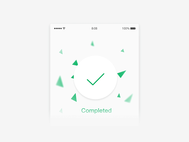 动画设计丨任务完成（图ZMzg3MDM0MDQ=） - APP界面 - 站酷设计师苏打绿而已原创素材 - 站酷ZCOOL