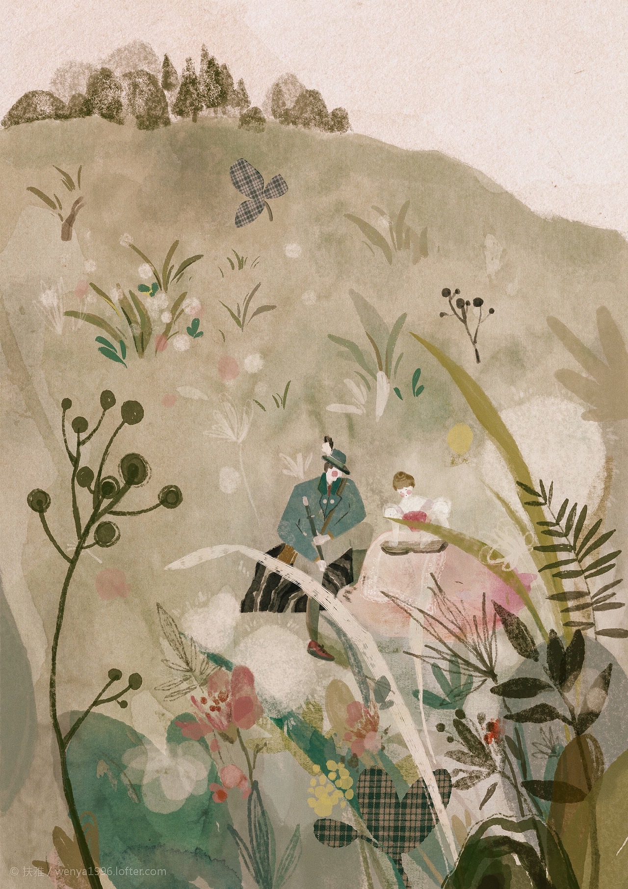 毕设 《老电影》主题插画 及衍生品（图ZMTEzNDYzMjgw） - 商业插画 - 站酷设计师扶雅原创素材 - 站酷ZCOOL