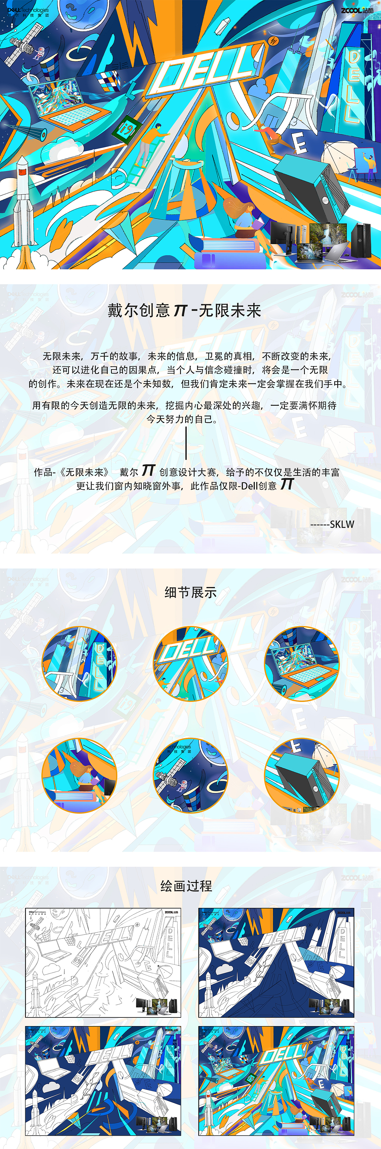 Dell创意π-无限未来（图ZMjMyODExNzg0） - 海报 - 站酷设计师SKL嘉原创素材 - 站酷ZCOOL