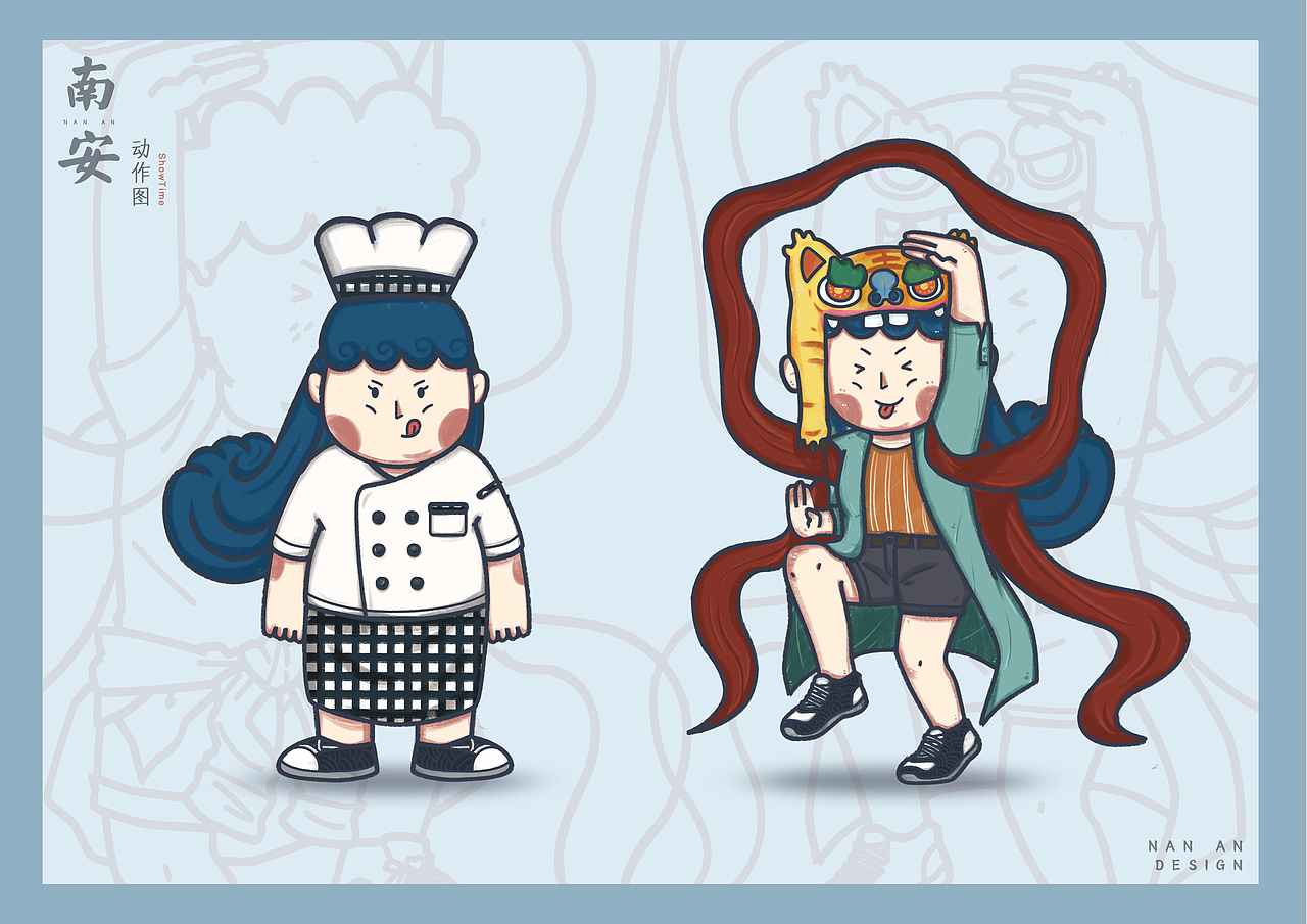 闽南卡通吉祥物形象设计以及闽南语微信表情包系统vi（图ZMTQzMzY4MjY4） - IP形象 - 站酷设计师饭饭少年原创素材 - 站酷ZCOOL