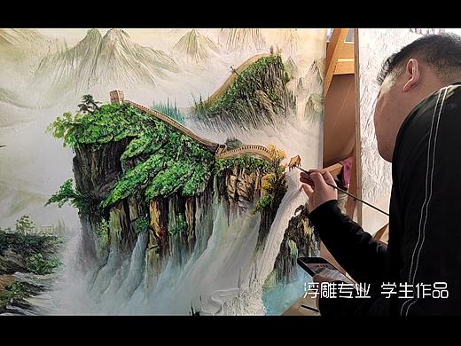 溢彩中国浮雕学员练习作品