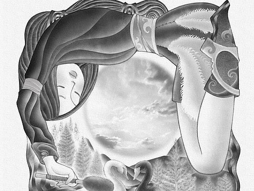 萨满Axis Mundi 世界之轴（个人主页-ZNTM0ODA3MDA=） - 艺术插画 - 站酷设计师海蒂Heidii原创素材 - 站酷ZCOOL