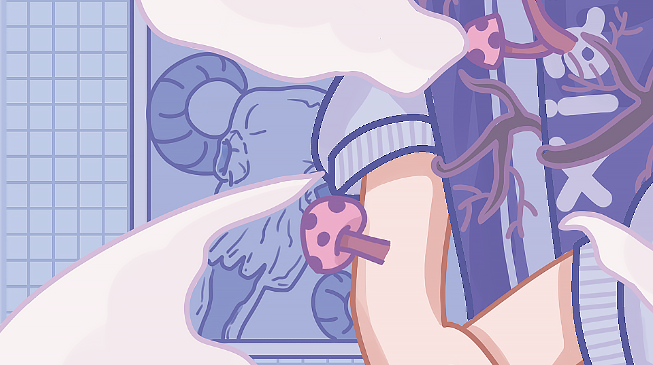 植物与人系列（图ZMjAzMzY3ODA4） - 商业插画 - 站酷设计师绘画的小熊艾尼原创素材 - 站酷ZCOOL