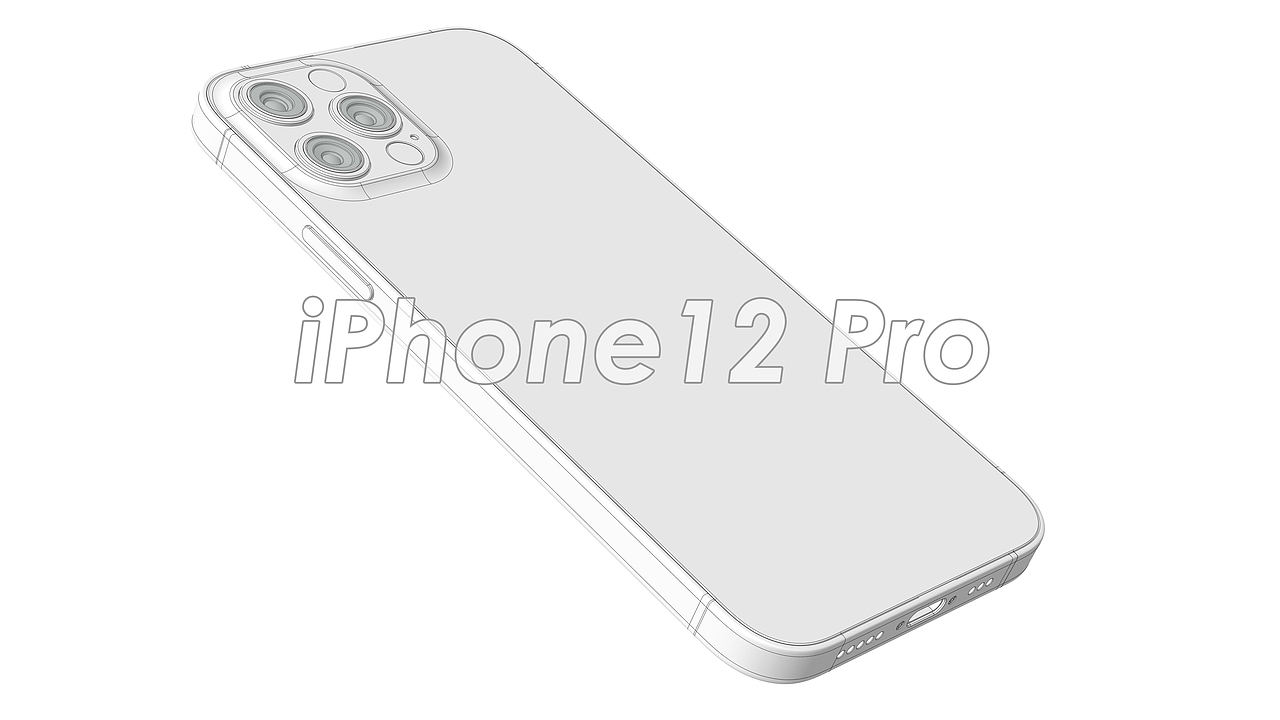 iPhone12 3D模型(根据官方图纸)