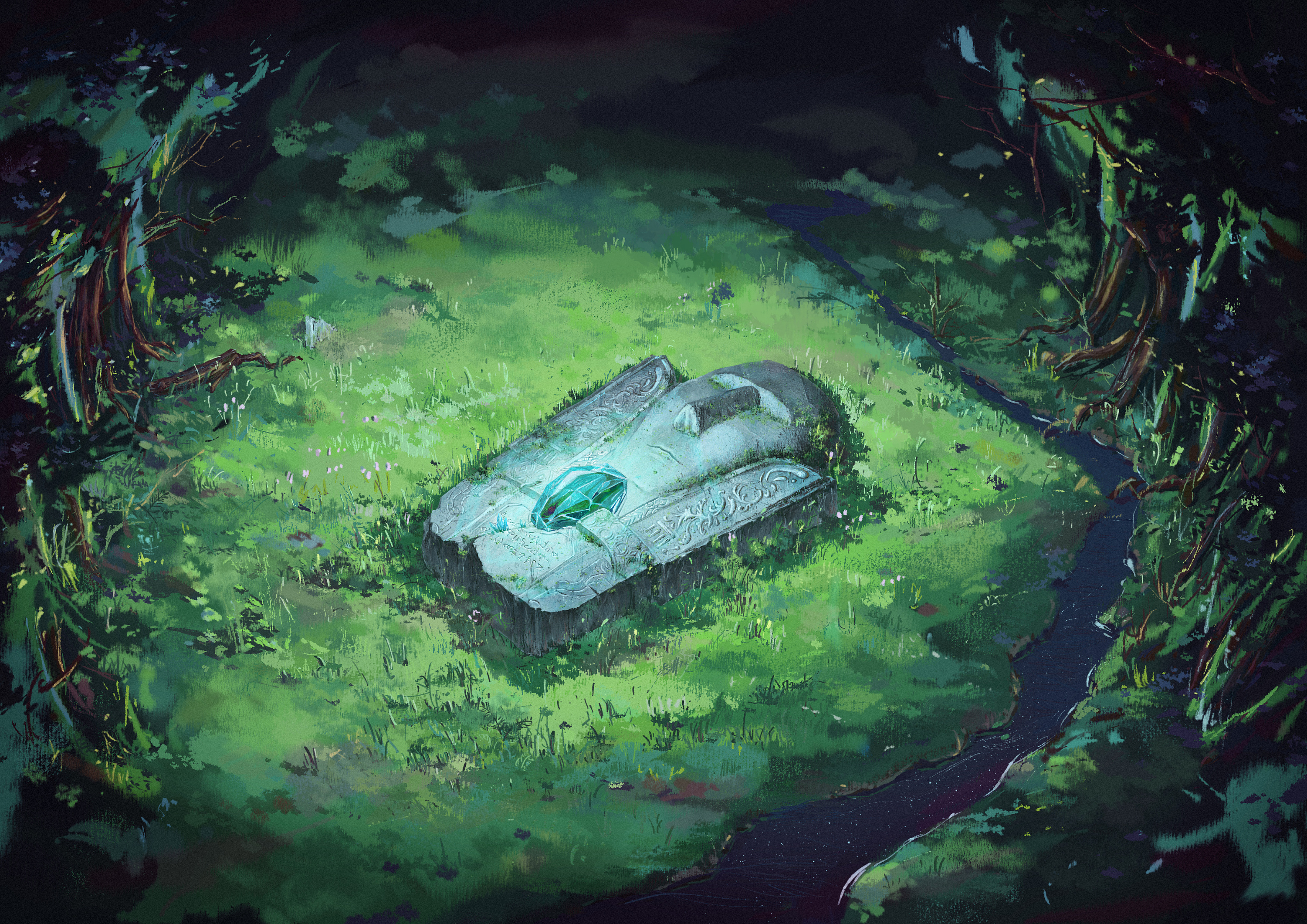 破碎遗迹|插画|概念设定|zxxxxk - 原创作品 - 站酷 (zcool)