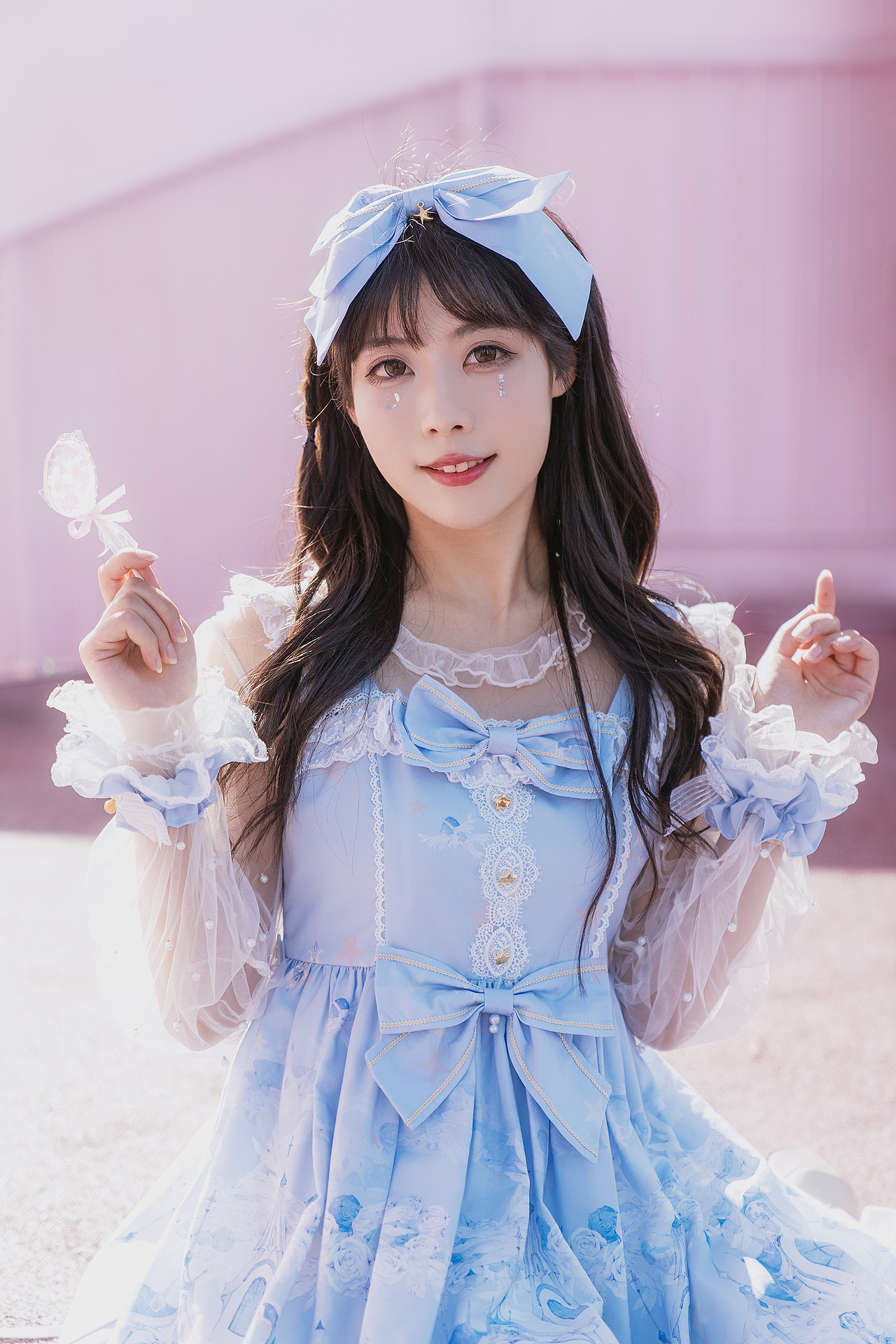 马卡龙色调洛丽塔|摄影|人像摄影|在下星辰_原创作品-站酷zcool