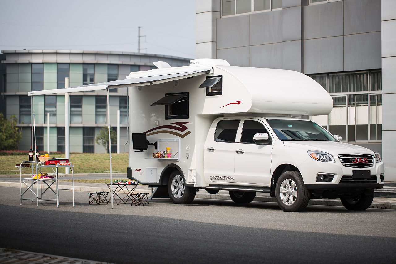 江淮帅铃t6皮卡房车设计