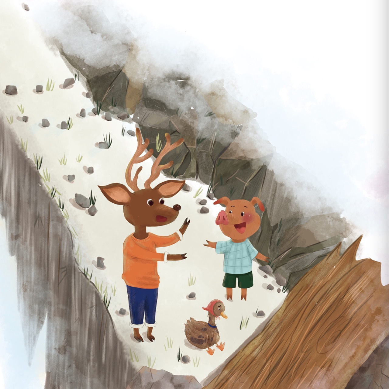 比比的故事（图ZMTM2MzQyODg4） - 儿童插画 - 站酷设计师塔塔小糊涂123原创素材 - 站酷ZCOOL