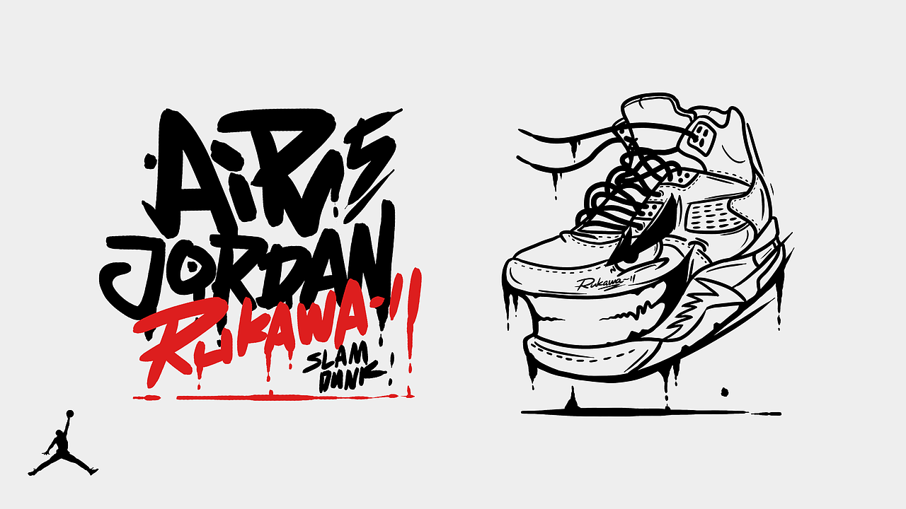 AJ1-5代球鞋拟人插画合集（图ZMjgxMTYzMDAw） - 新锐潮流插画 - 站酷设计师一圈大胡子原创素材 - 站酷ZCOOL