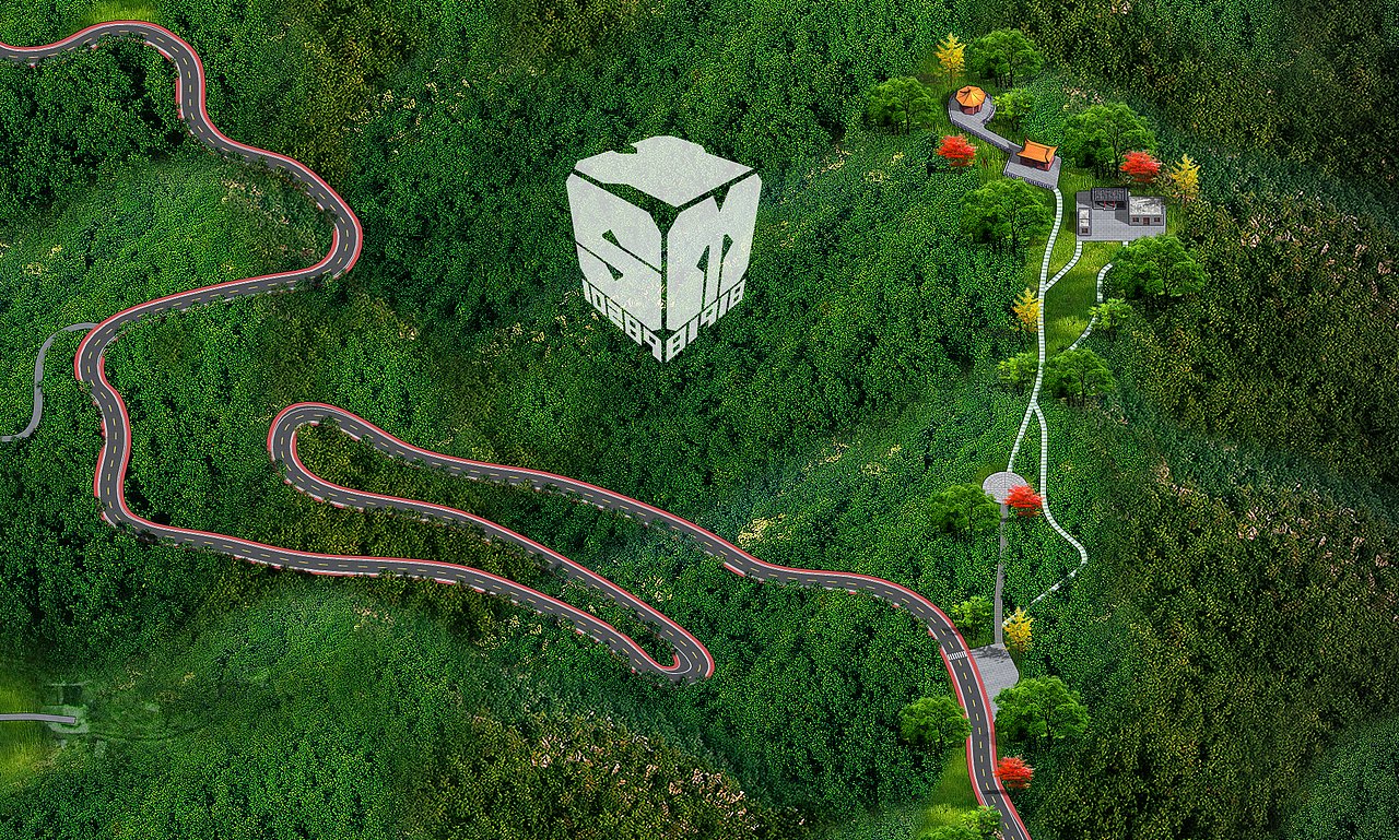 03三维风格景区导览图39p