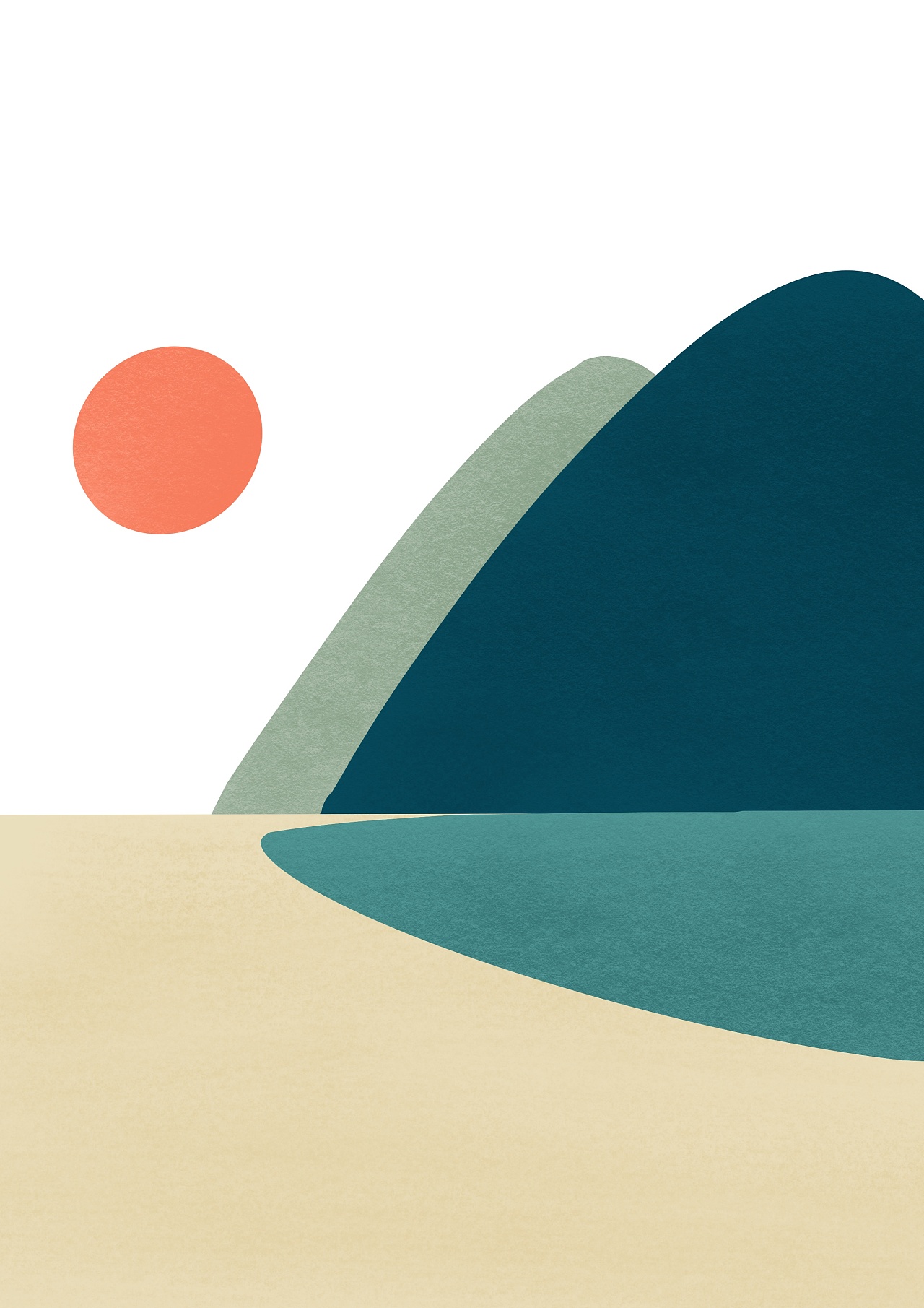 极简风景画 封面