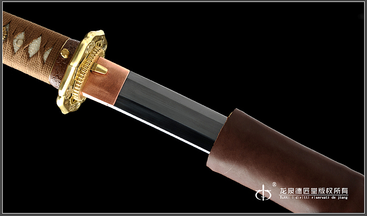 德匠堂宝剑-龙泉刀剑-98式铁鞘军刀|百炼钢(dj-1368)