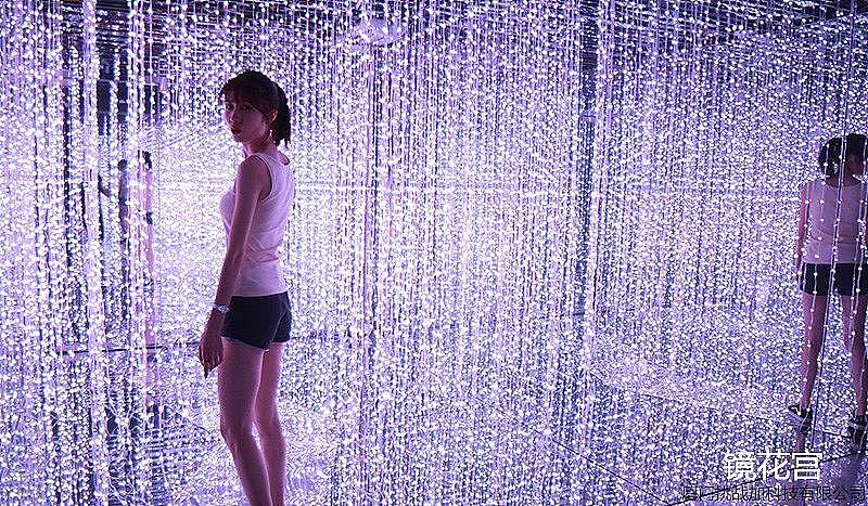 夜游发光产品 镜花宫 呼吸森林 光影艺术展