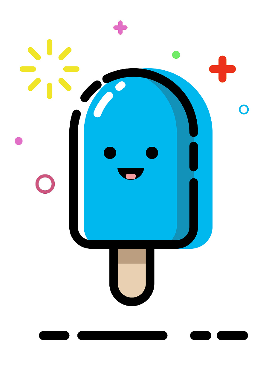 ui路上一【萌】物 夏天需要一块雪糕(临摹)mbe系列