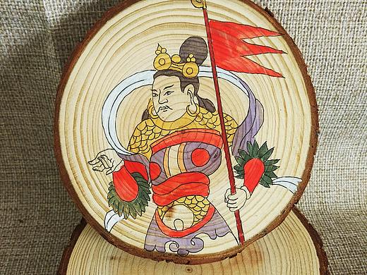 手绘敦煌壁画，敦煌文创