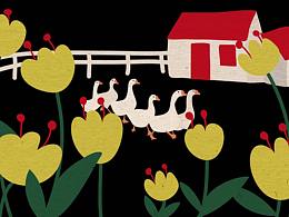 一只两只三只鹅