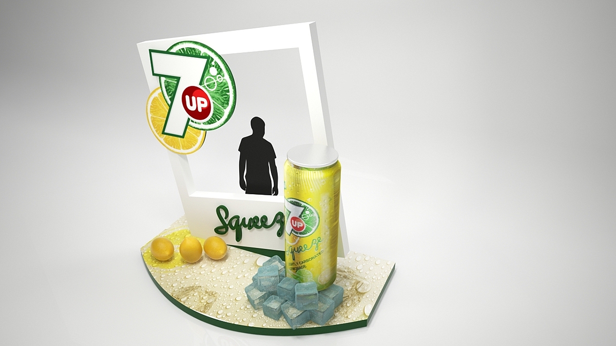 七喜美陈设计|工业/产品|生活用品|设计小丸子j_原创作品-站酷(zcool)