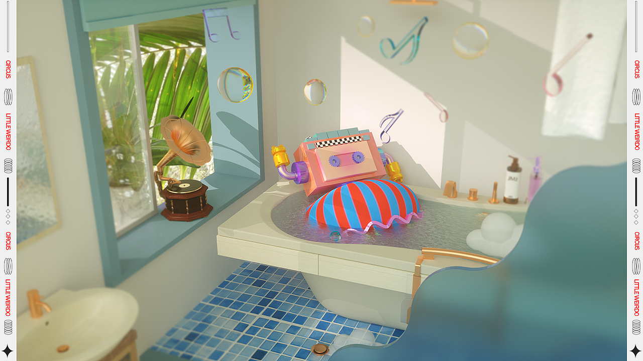 Circus Little Weirdo——马戏团小丑怪（图ZMjc0MTMwODc2） - IP形象 - 站酷设计师JAMMMI原创素材 - 站酷ZCOOL