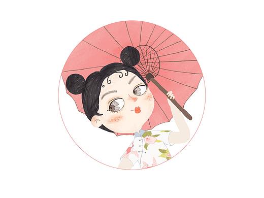 手绘人物—可爱girl