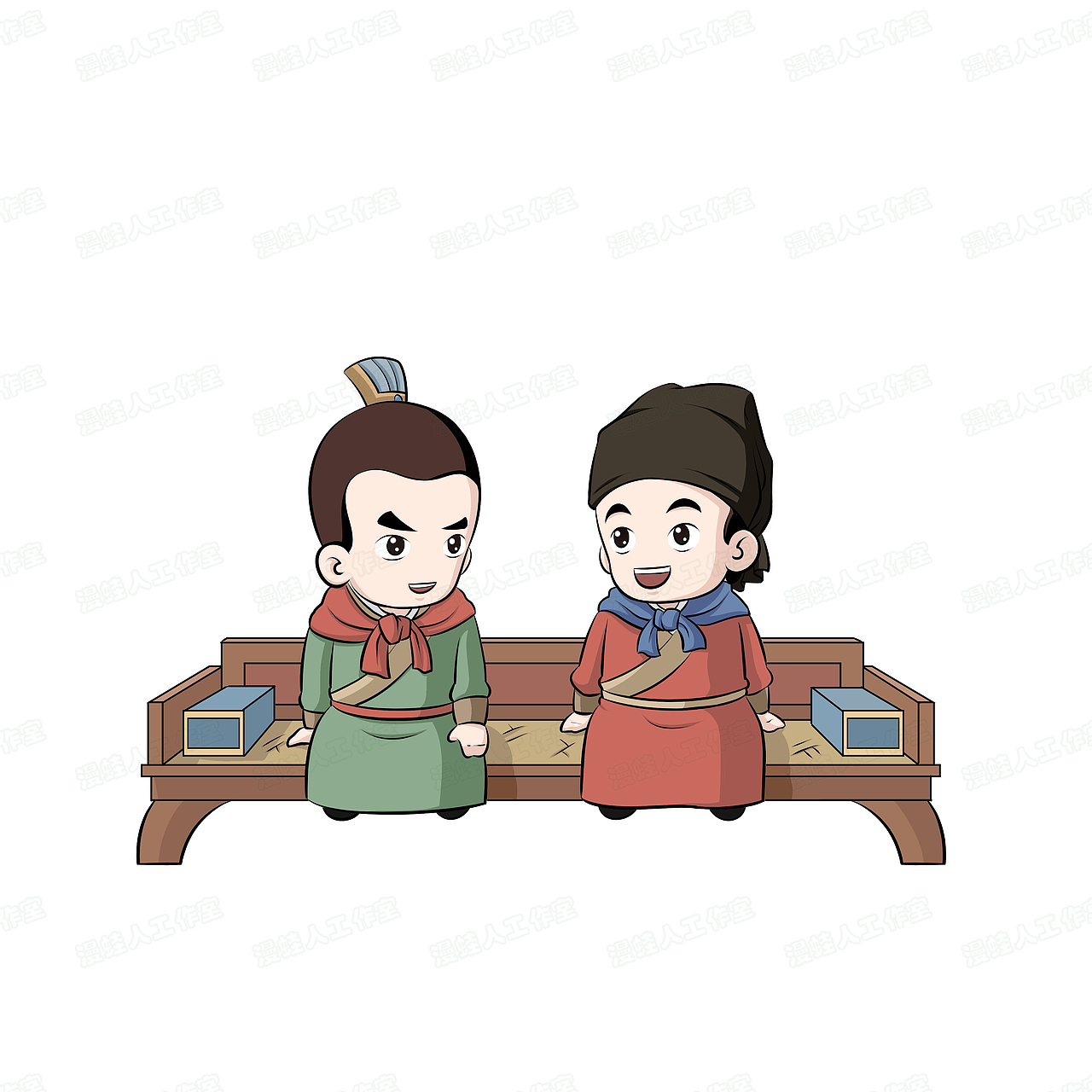 国学漫画书籍插图