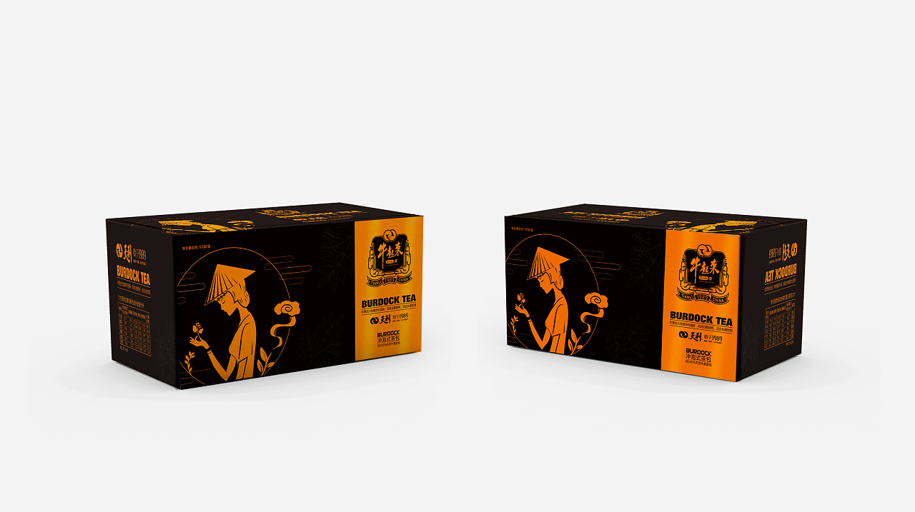 牛蒡茶包装形象设计|平面|包装|摩森品牌设计 - 原创作品 - 站酷