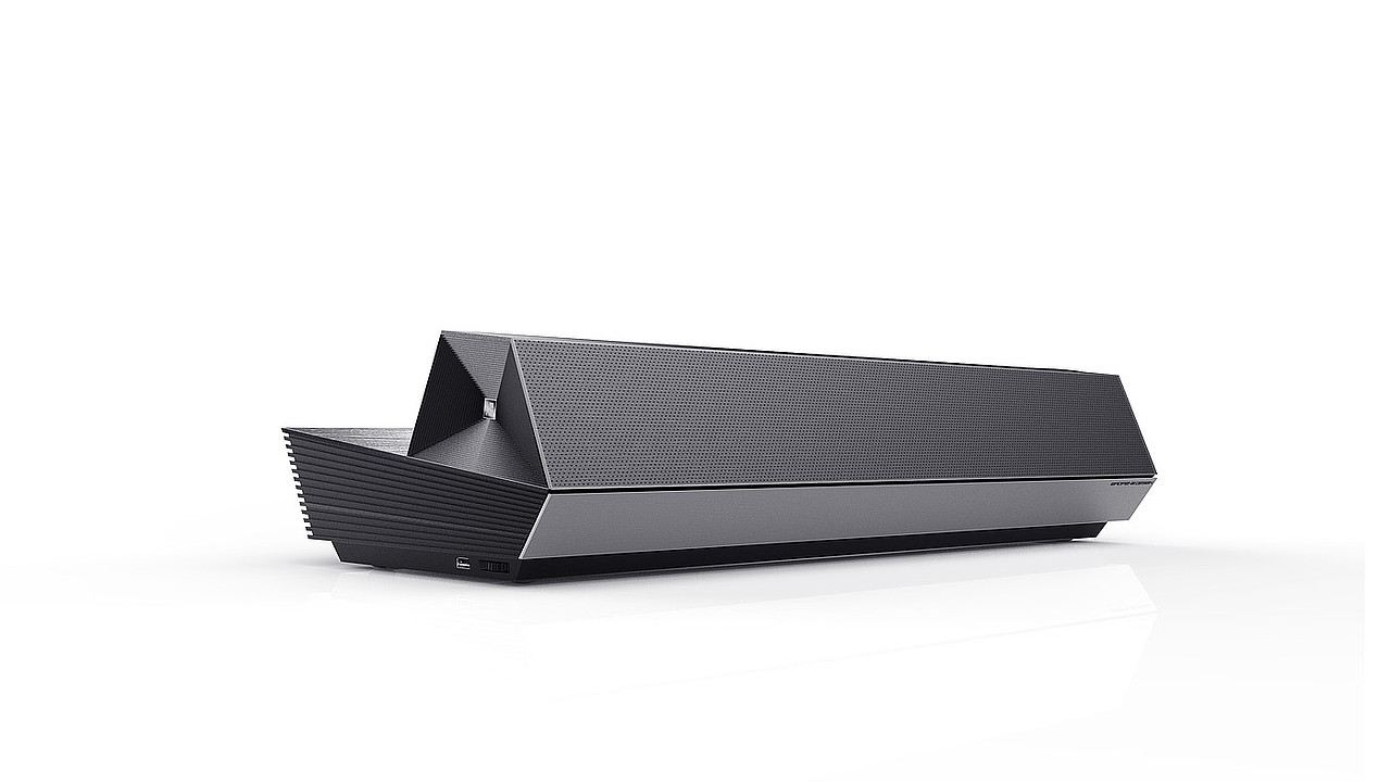 超短焦激光投影原创设计-基于奇形怪状堆叠系列化设计