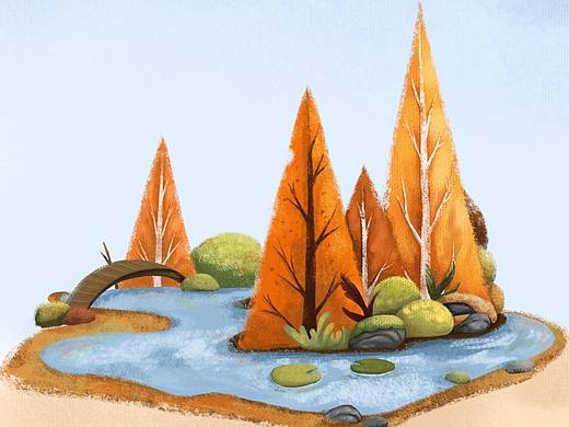 是三角形的松樹哇（個人主頁-ZNjQ1OTk1MTY=） - 商業(yè)插畫 - 站酷設計師微秒i原創(chuàng)素材 - 站酷ZCOOL