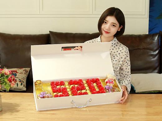 巧克力礼盒人像摄影