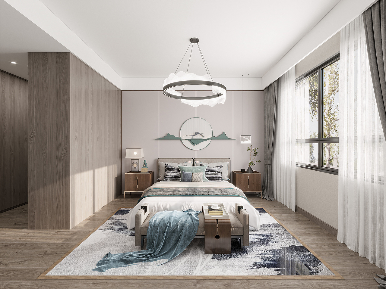 102㎡气质格调现代风格家居——现代