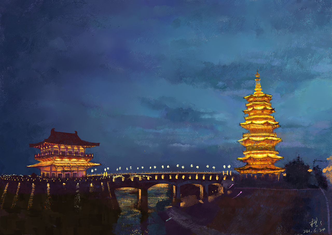 洛阳|插画|创作习作|hj格格 - 原创作品 - 站酷 (zcool)