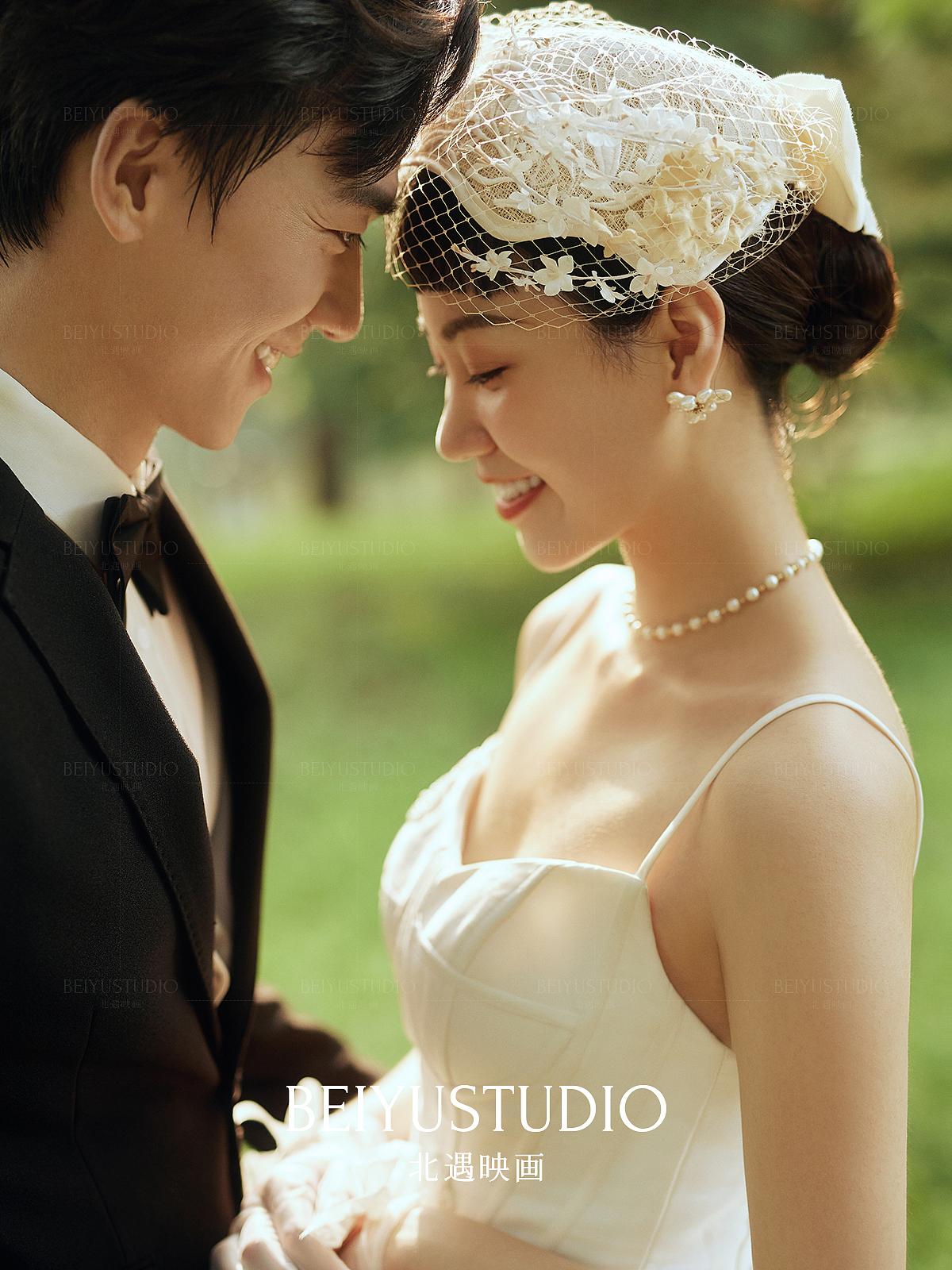沐春野,婚纱照里有春日赠与人间的吻
