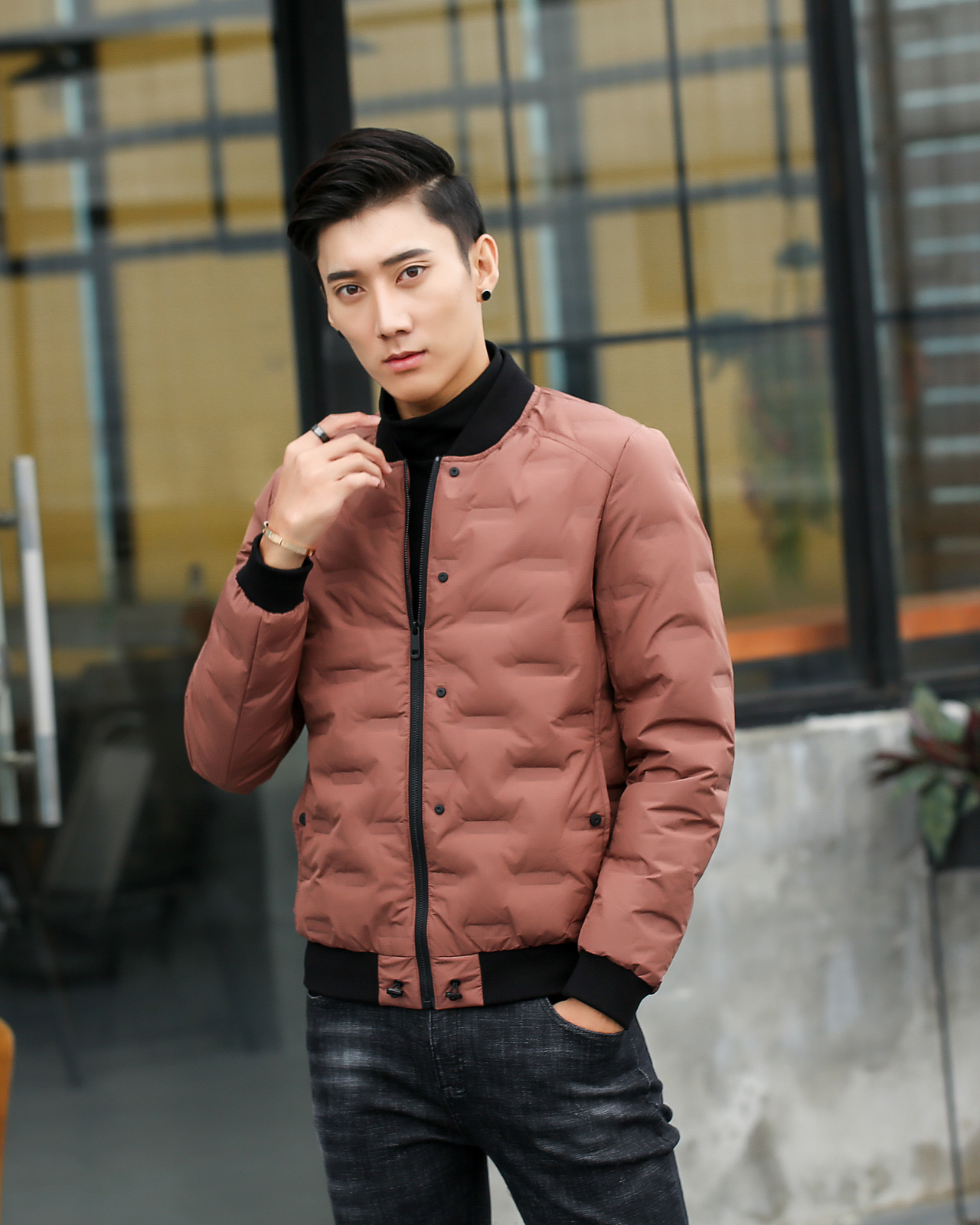 朋盛传媒-麒翔夹克拍摄 淘宝拍摄