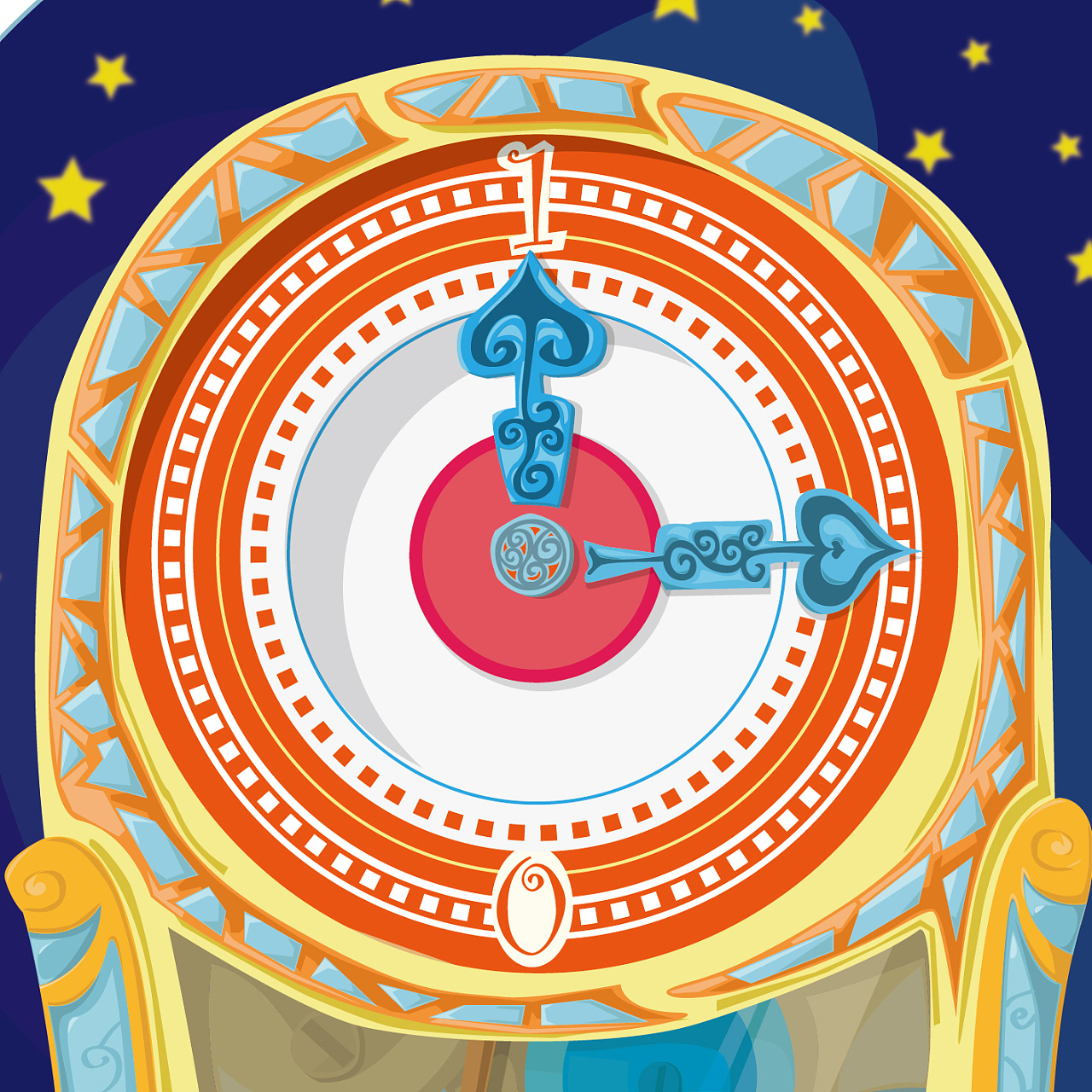 时钟|插画|创作习作|柳君 - 原创作品 - 站酷 (zcool)