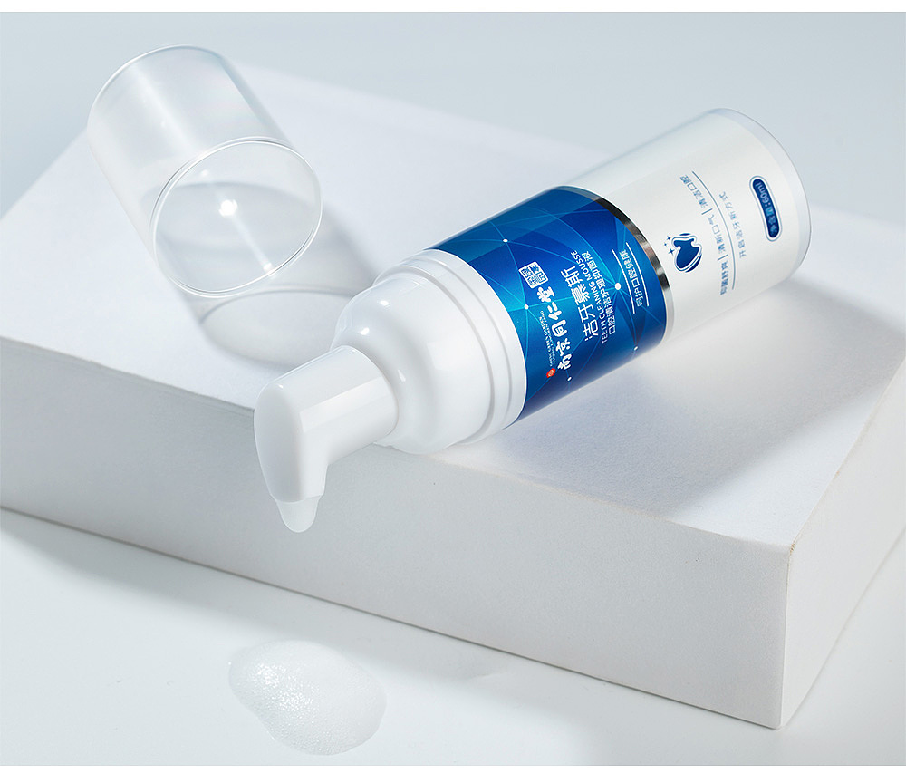 洁牙慕斯白色产品精修