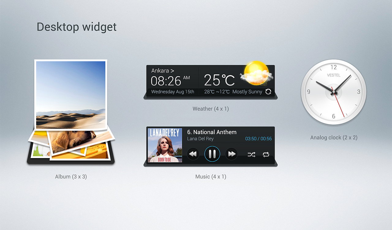 手机桌面插件设计