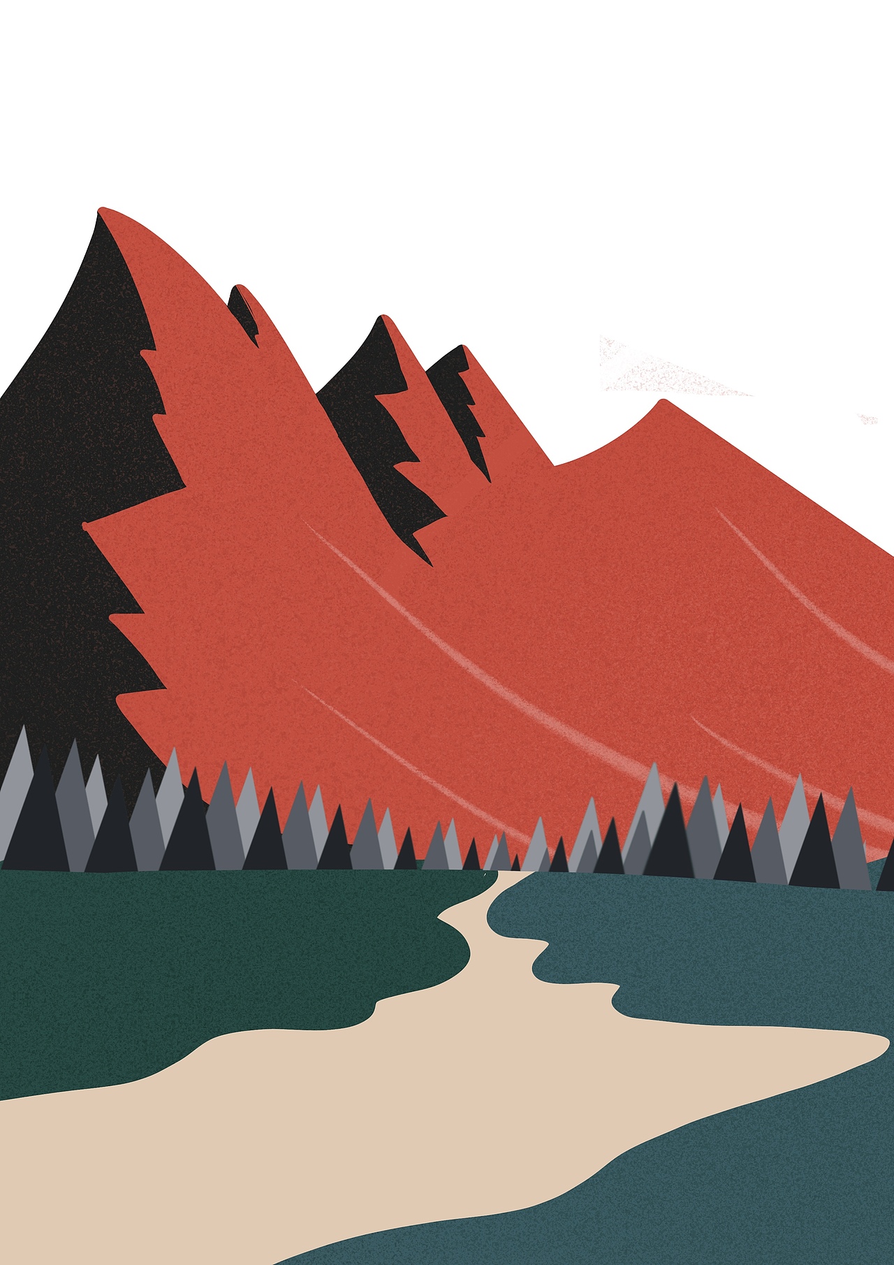 极简风景画 封面