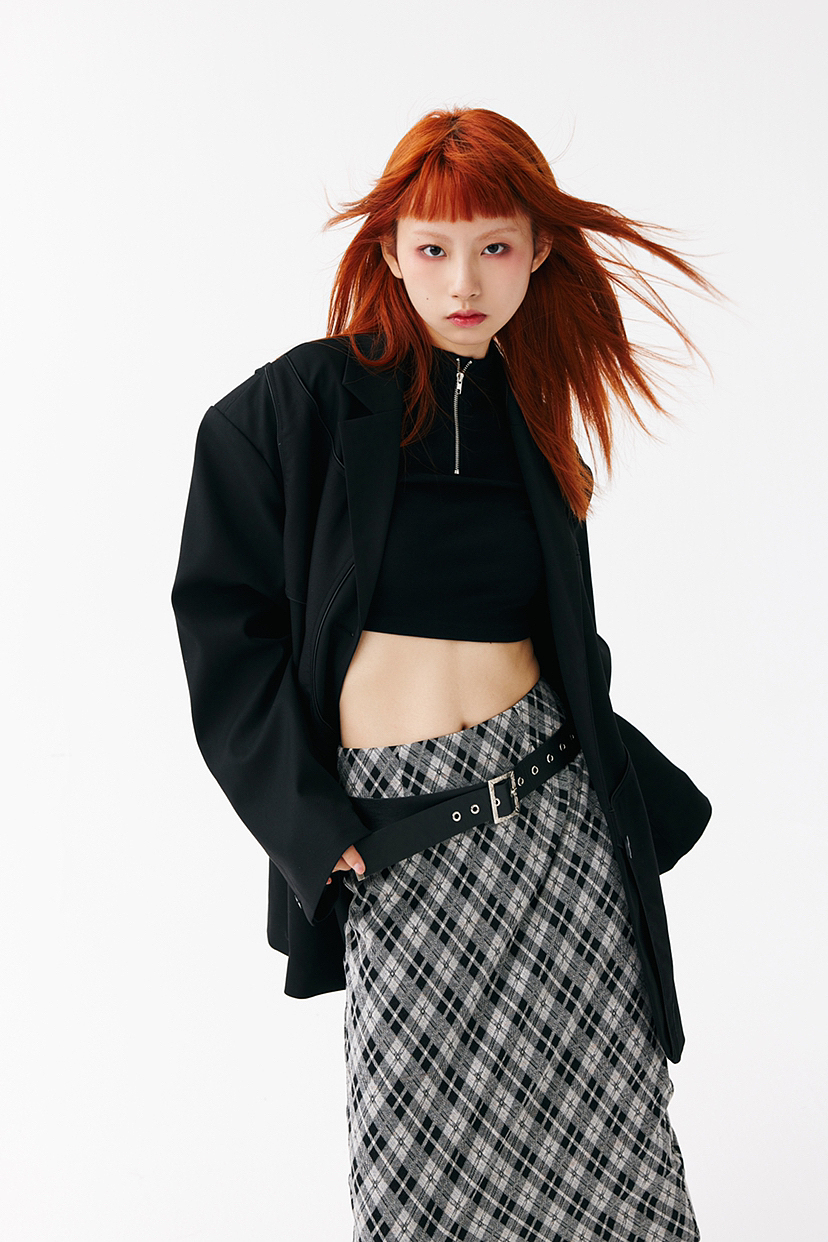 模特欢子|红发摇滚少女