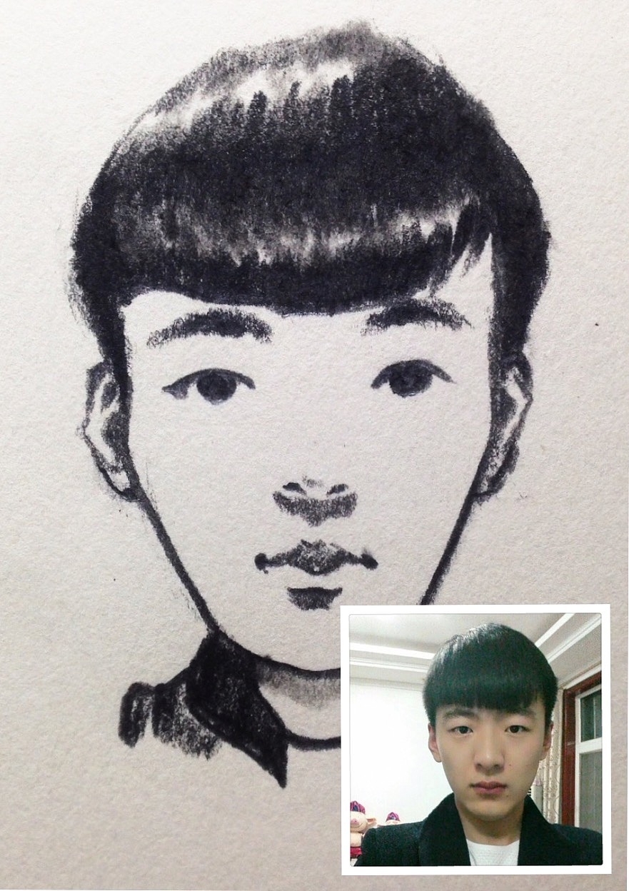 漫画肖像像练习（图ZNDMzNDU5MDQ=） - 单幅漫画 - 站酷设计师z_Feng_h原创素材 - 站酷ZCOOL