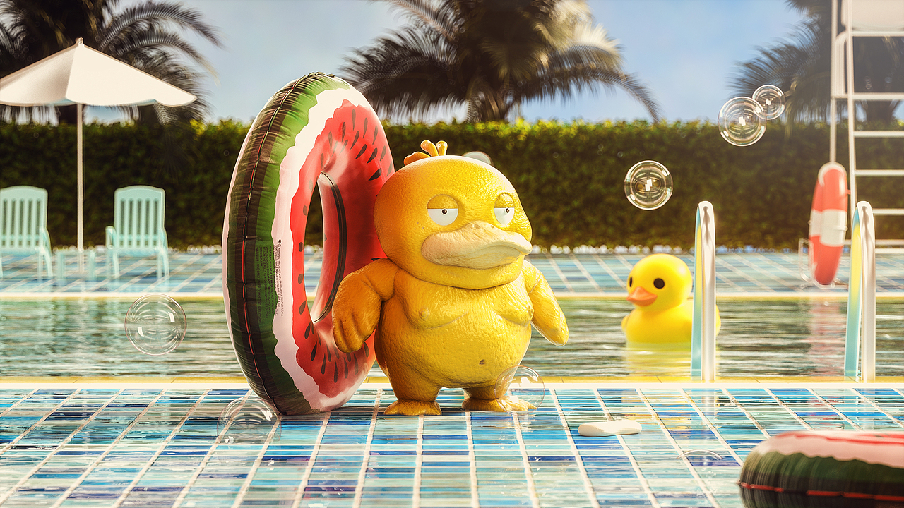 8月森林场景渲染练习