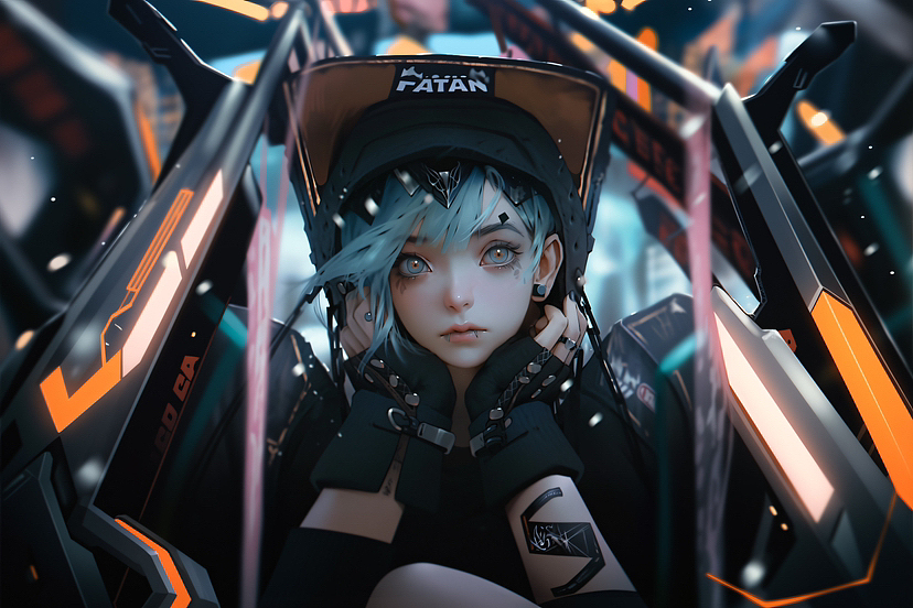 赛博朋克AIGC（图ZMzQ2NjY4MTU2） - 创作习作 - 站酷设计师CHINN_原创素材 - 站酷ZCOOL